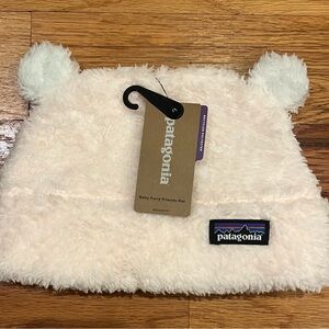 Patagonia NWT Prima Pink Baby Furry Friends Hat 6-12M